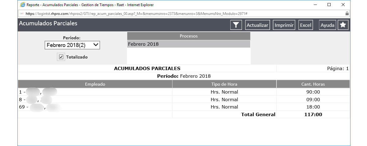 Reporte