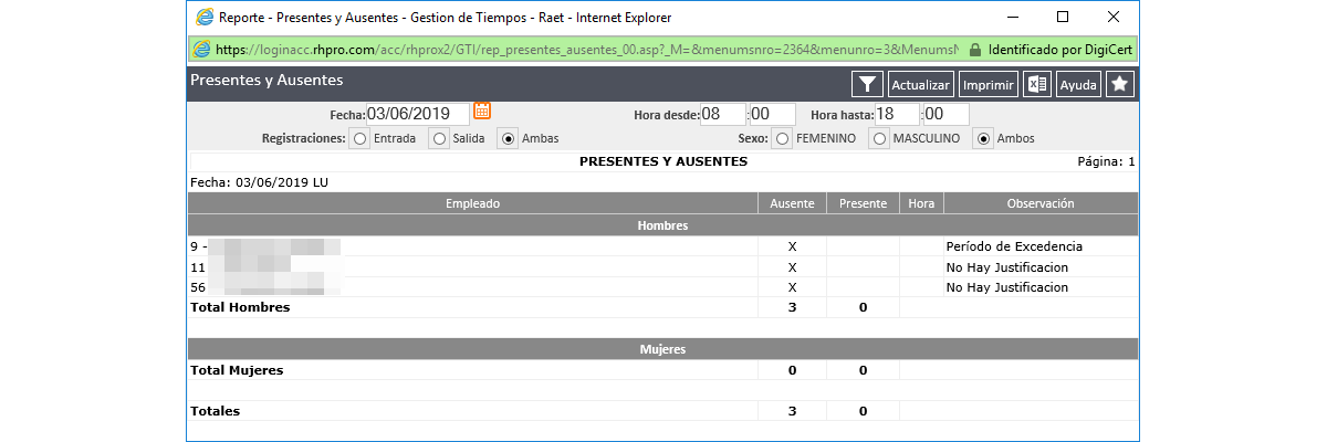 Reporte