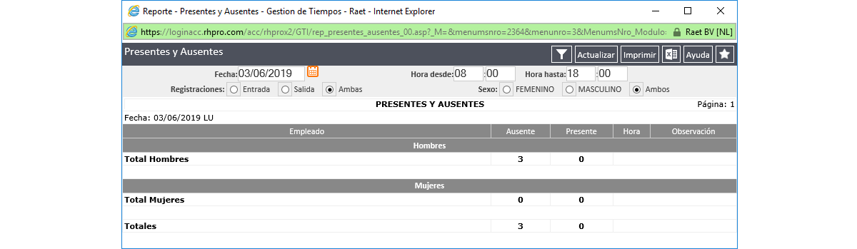 Reporte