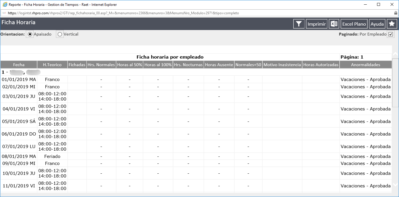 Reporte