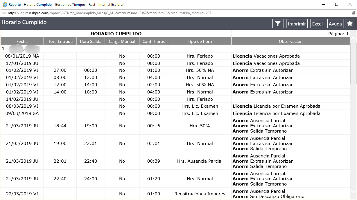 Reporte