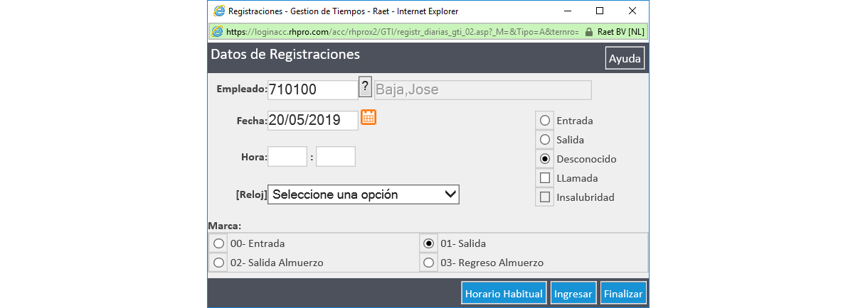 Registraciones