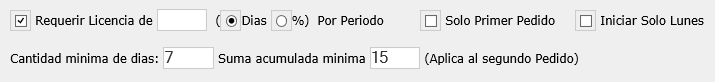 Pedidos/Vacaciones