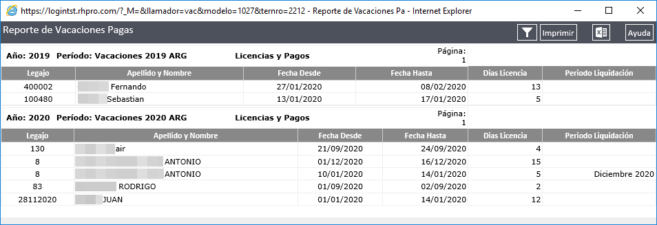 Reporte