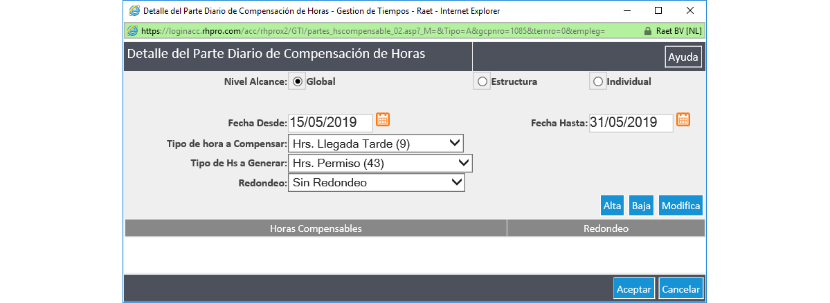 Compensación