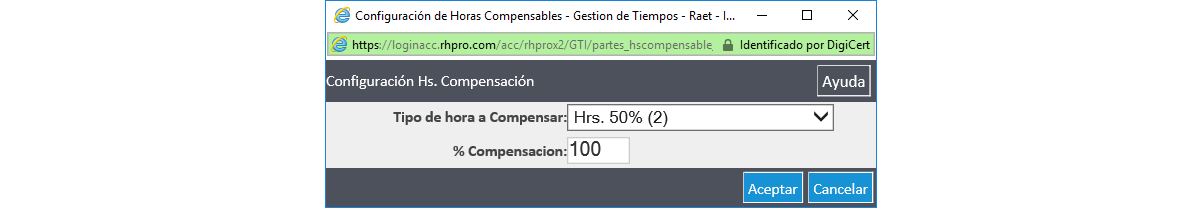 Compensación