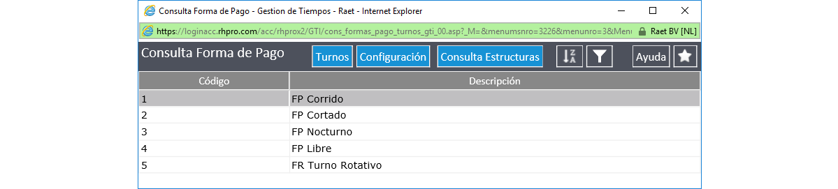 Formas de Pago