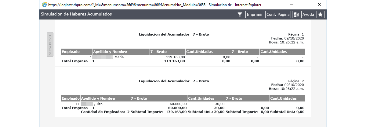 Reporte