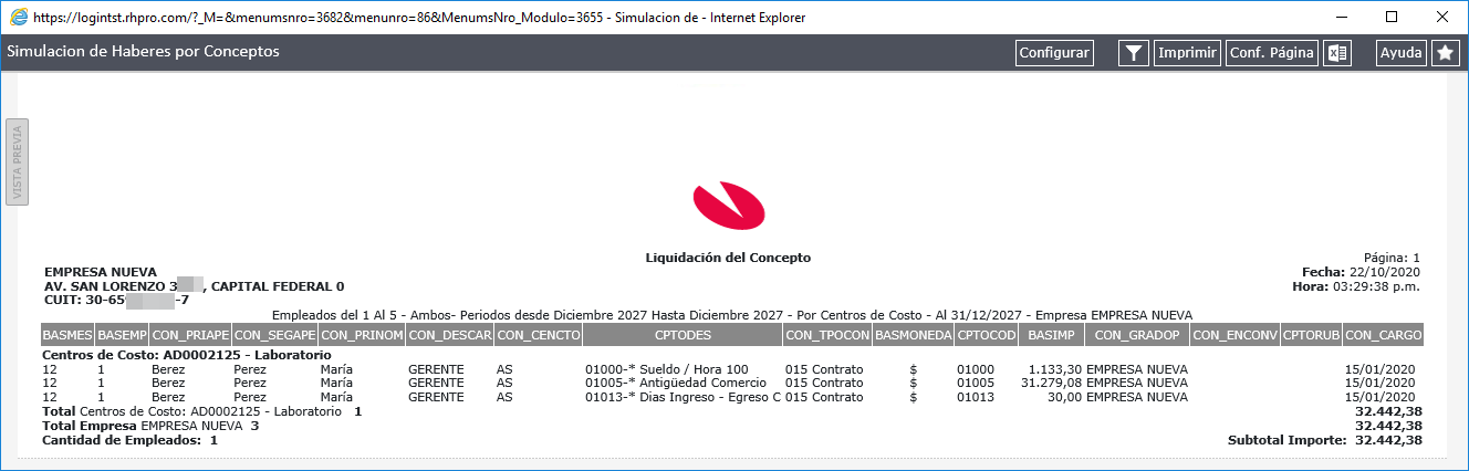 Reporte