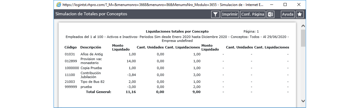 Reporte