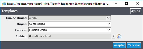 Configuración de Alertas