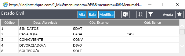 Estado Civil