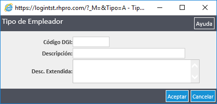 Tipos de Empleador