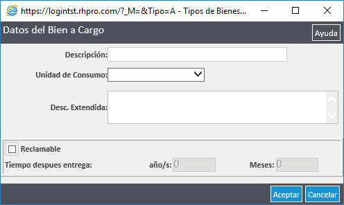 Tipos de Bienes