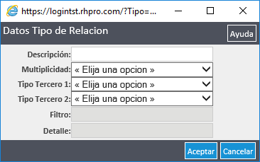 Tipo de Relacion