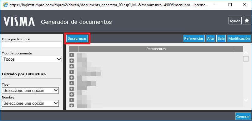 Generar Documentos