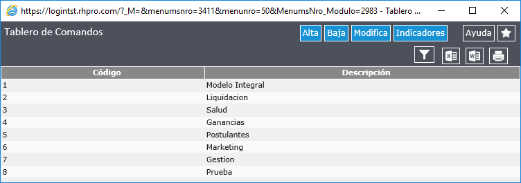 Tableros