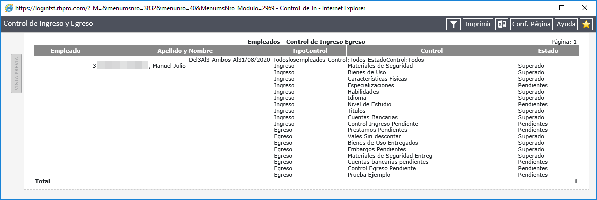 Reporte