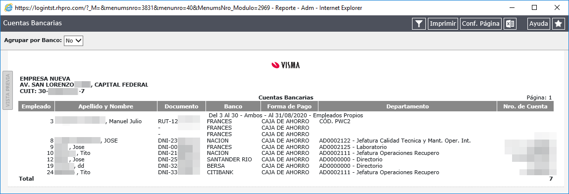 Reporte