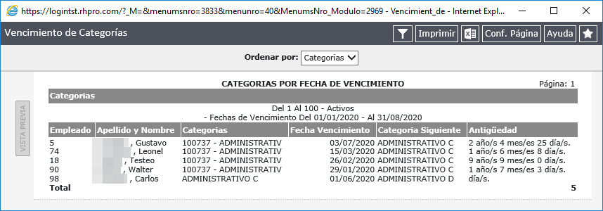 Reporte