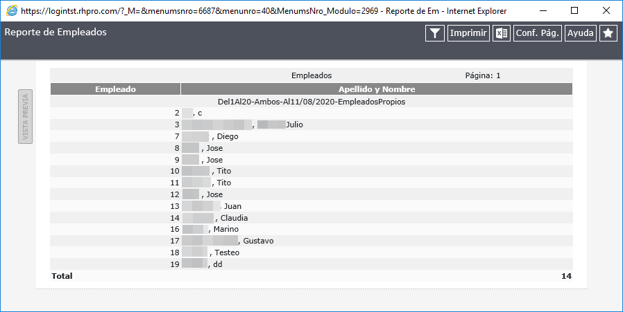 Reporte