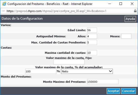 Tipos de Préstamos