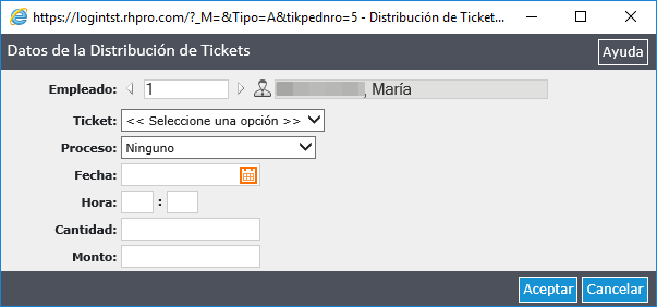 Valores de Tickets