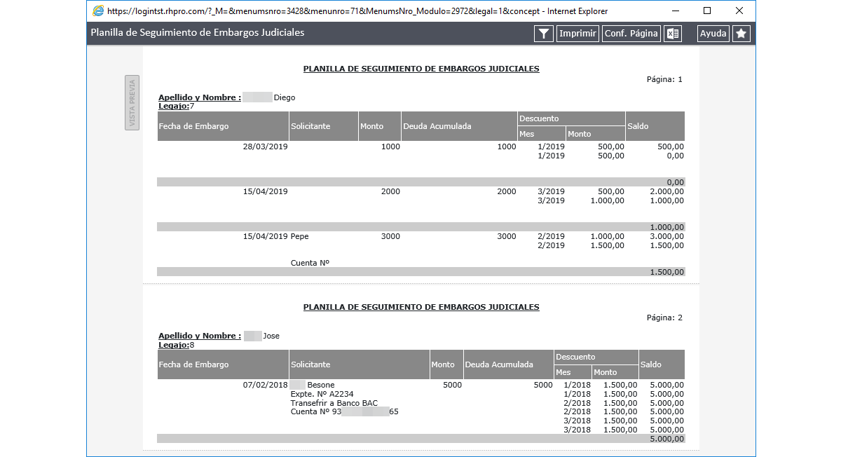 Reporte