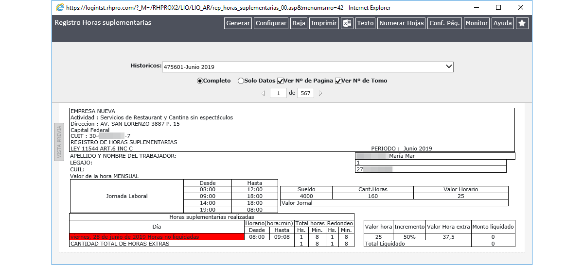 Reporte