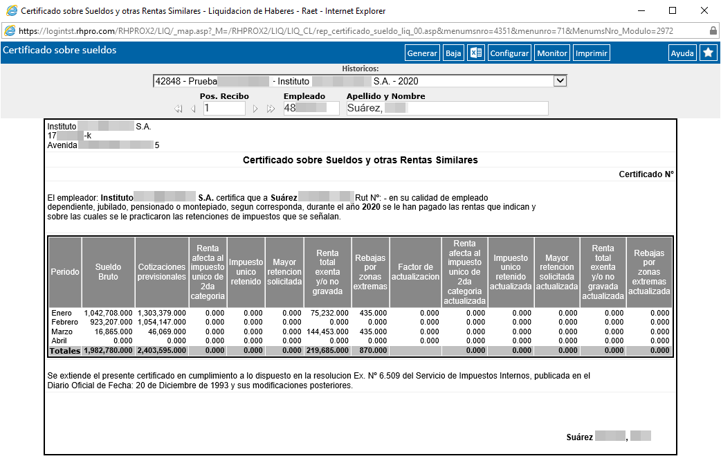 Reporte