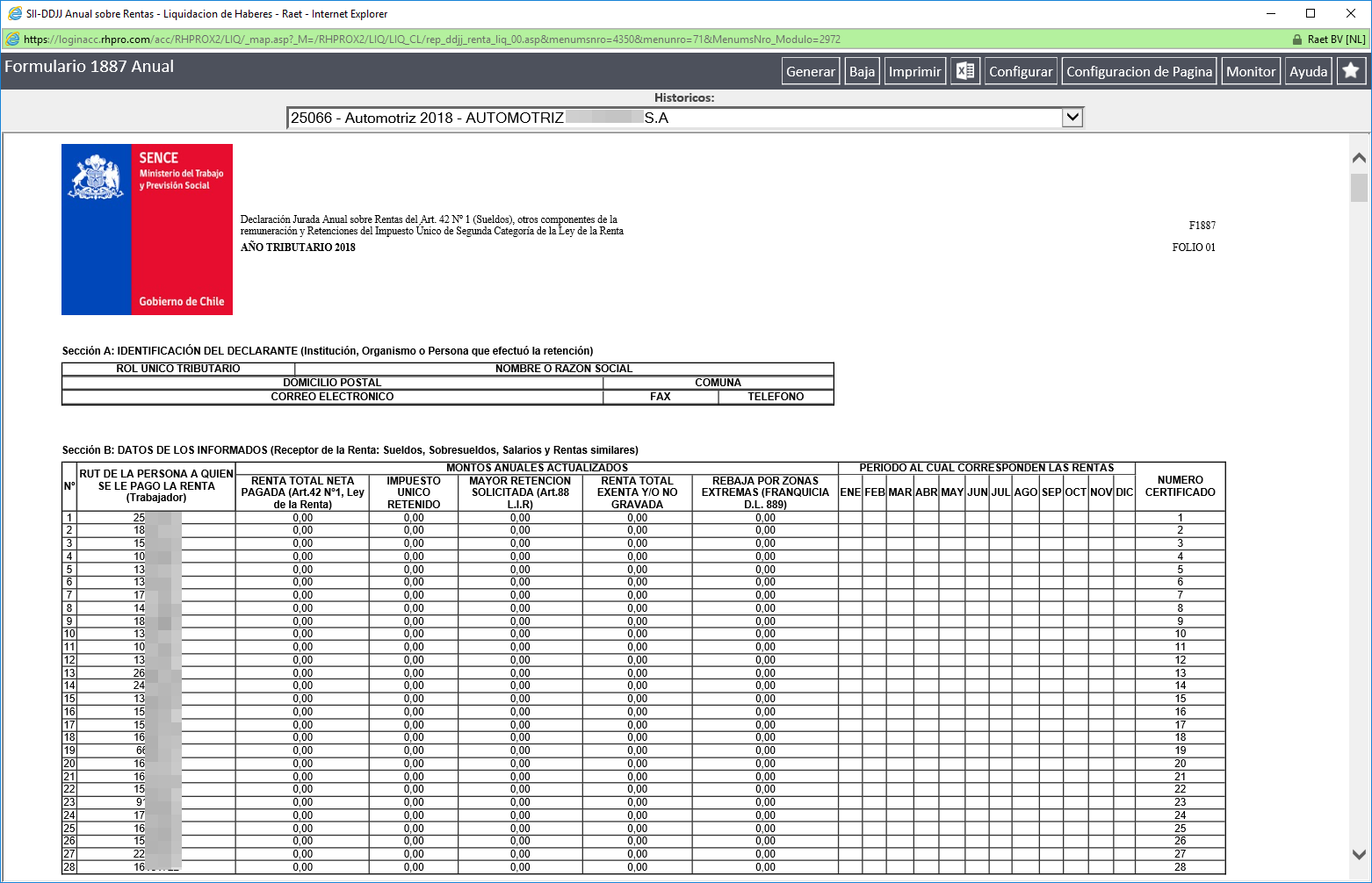 Reporte