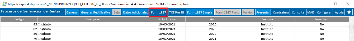 Reporte