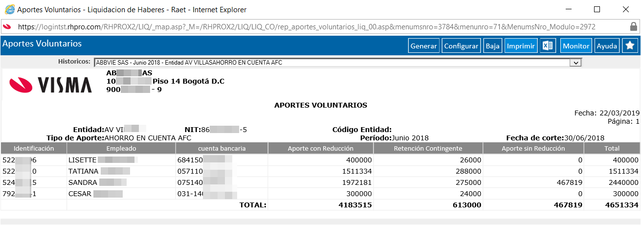 Reporte