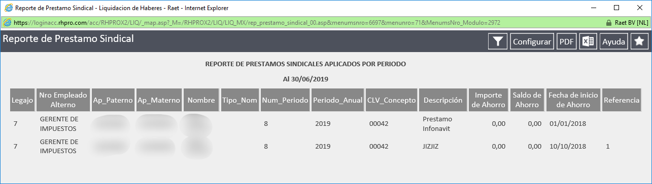 Reporte