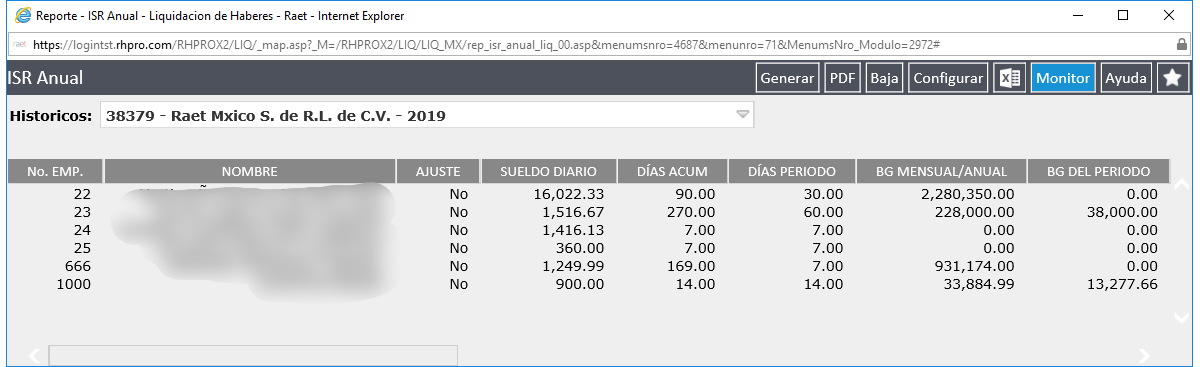 Reporte