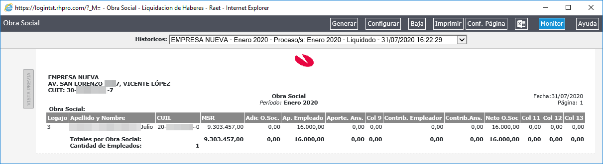 Reporte