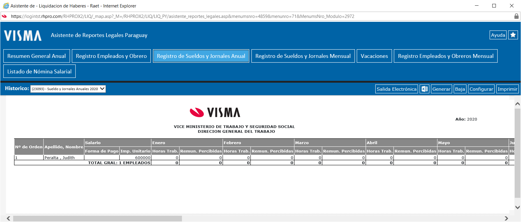 Reporte