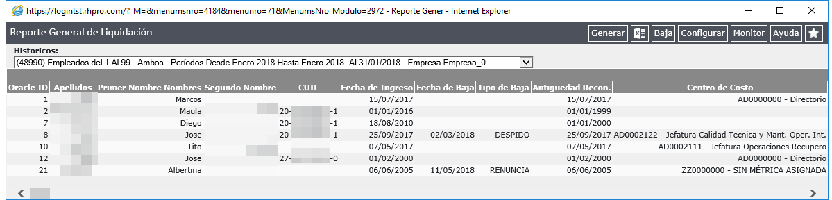 Reporte