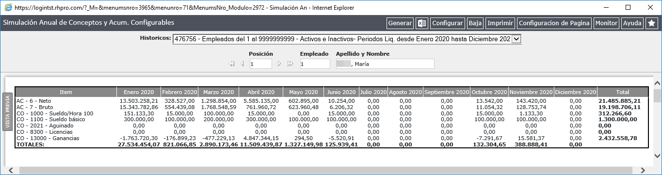 Reporte