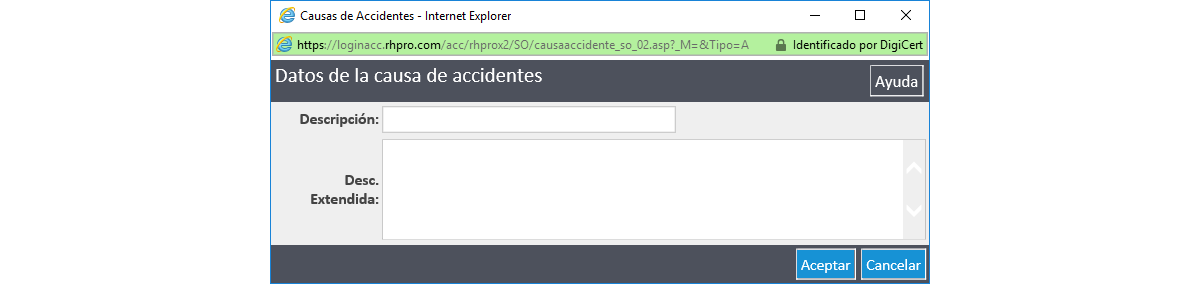 Causas de Accidente