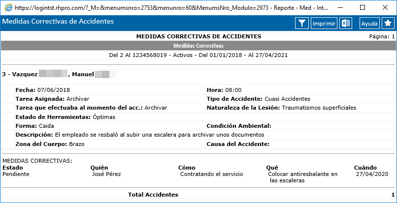 Reporte