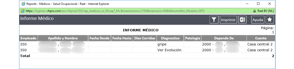 Reporte