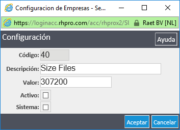 Config Empresa