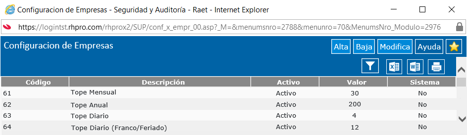 Config Empresa