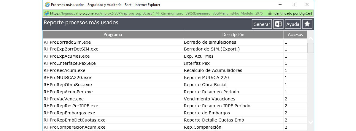 Reporte