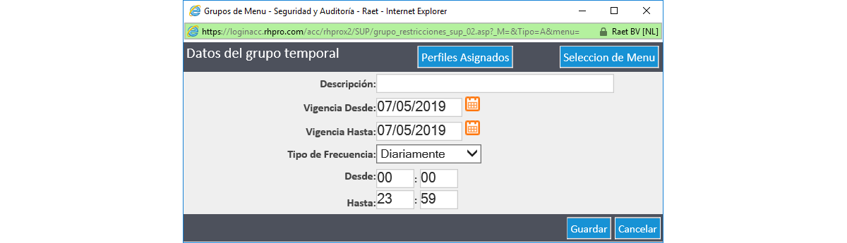 Restricciones