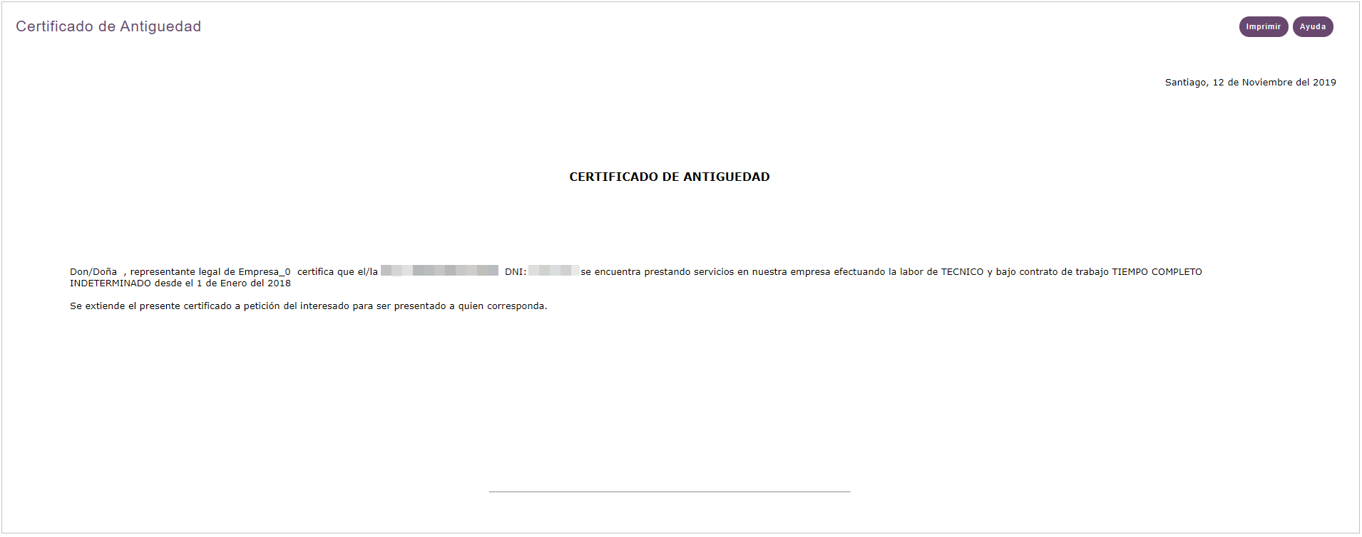 Certificado