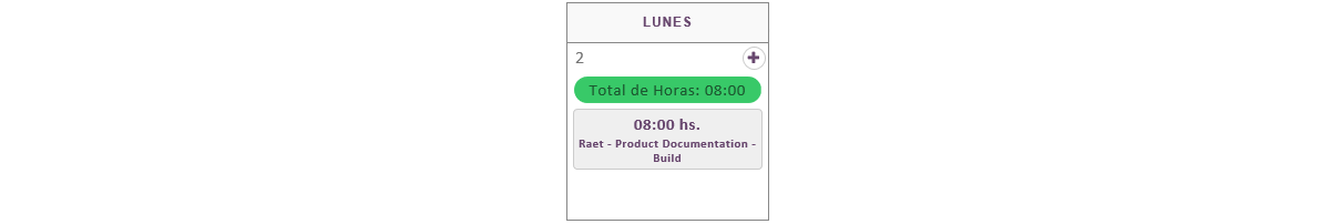 Calendario de Horas